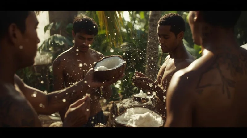 Coconut oil for wellness rituals